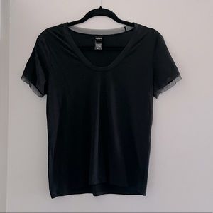 BOGO 🛍️ Victoria Sport Short Sleeve Top with Mesh Details
